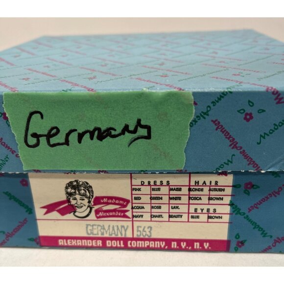 Madame Alexander Vintage German Doll 563 With Box - Picture 4 of 4